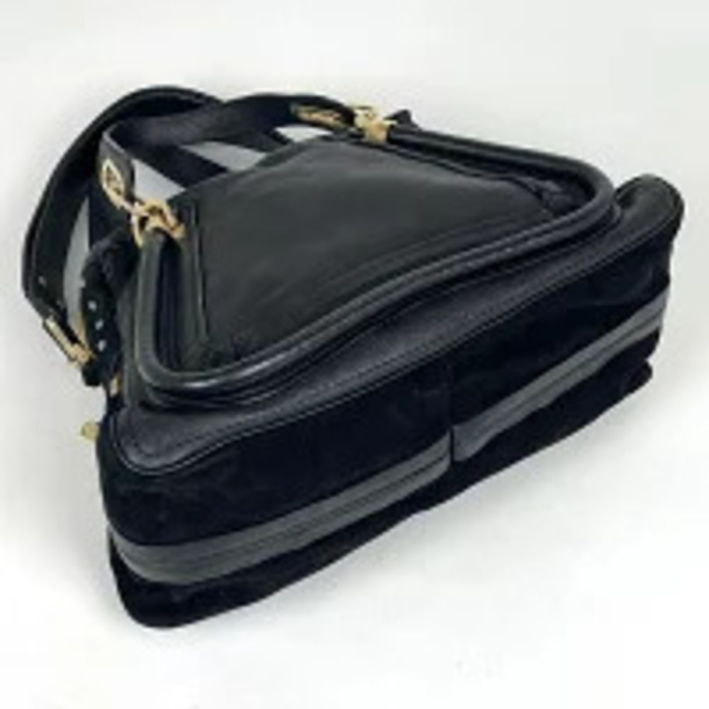 Chloe Paraty 2way Shoulder Bag Studded Leather Black - Picture 2 of 6